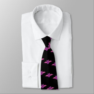 Cute Pink Bat Tie