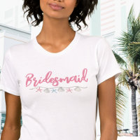 Cute Pink Beach Bachelorette Bridesmaid