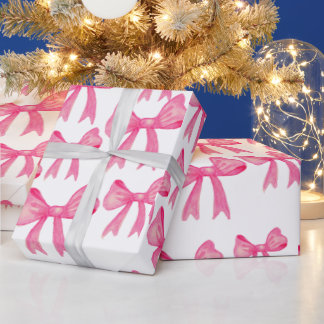 cute pink bow wrapping Paper