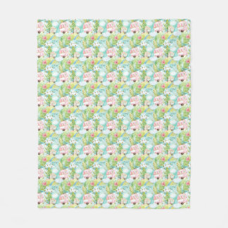 Cute Pink Camper Couverture Camping