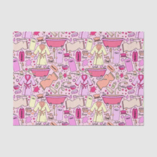 Cute Pink Cartoon Bathroom Products Tissue Paper
