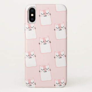 Cute Pink Cat Case-Mate iPhone Case