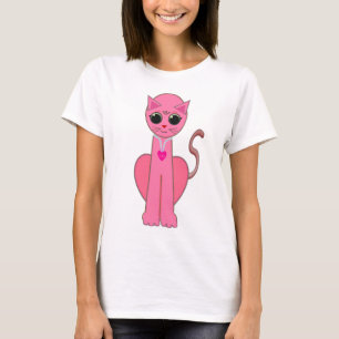 Cute pink cat T-Shirt