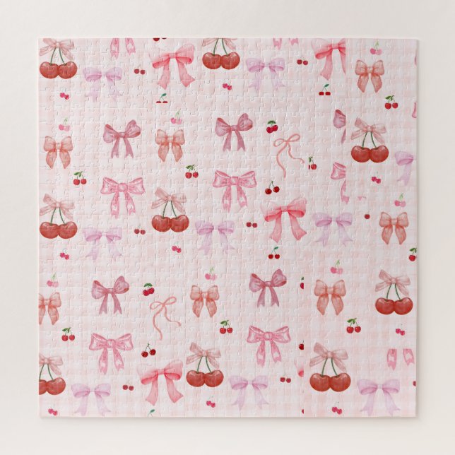 Cute pink challenging coquette puzzle (Vertical)