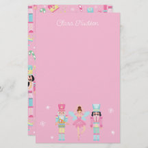 Cute Pink Christmas Nutcracker Personalized