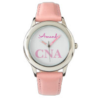 Cute Pink CNA Personalized Name