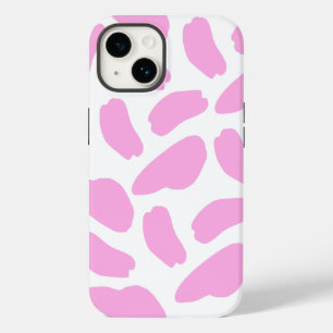 Cute Pink Cow Print Pattern Case-Mate iPhone 14 Case