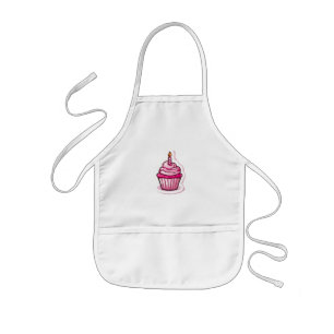 Cute Pink Cupcake Apron