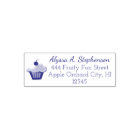 Cute Pink Cupcake Return Address Stamp