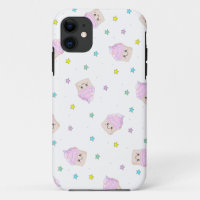 Cute pink cupcakes pattern