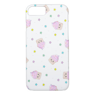 Cute pink cupcakes pattern Case-Mate iPhone case