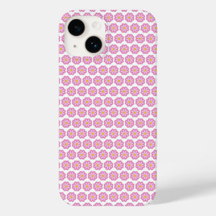 Cute Pink Daisy Flower Case-Mate iPhone 14 Case