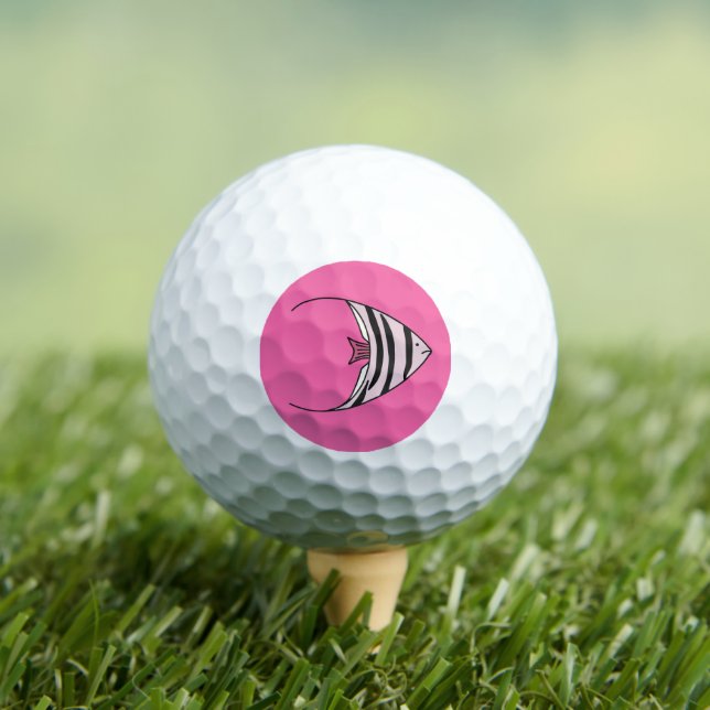Cute pink fish golf balls (Insitu Tee)