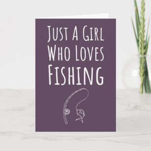 Cute Pink Fishing Cards For Baby Girls Kids Fisher