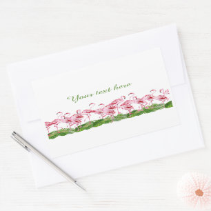cute pink flamingo add text sticker