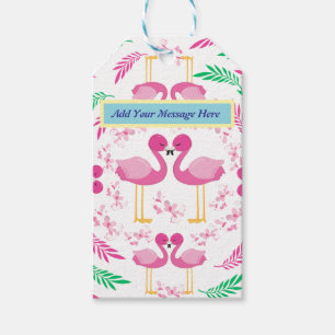 Cute Pink Flamingo Gift Tags