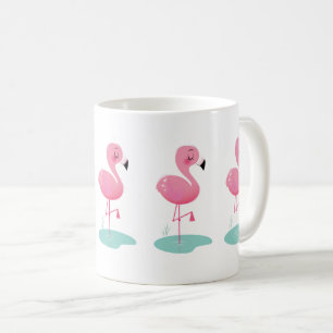 Cute Pink Flamingo Mug