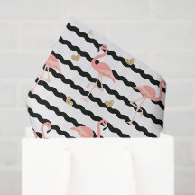 Cute Pink Flamingo Seamless Pattern