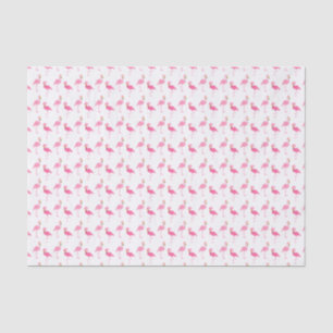 Cute Pink Flamingos Tissue Paper