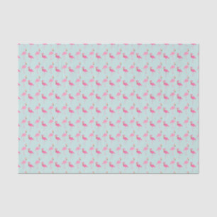 Cute Pink Flamingos Tissue Paper