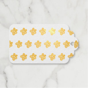 Cute Pink Flower Gift Tags