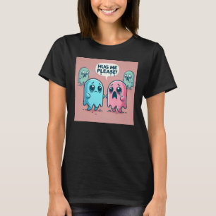 Cute Pink Ghost: Hug Me! :( #15 T-Shirt