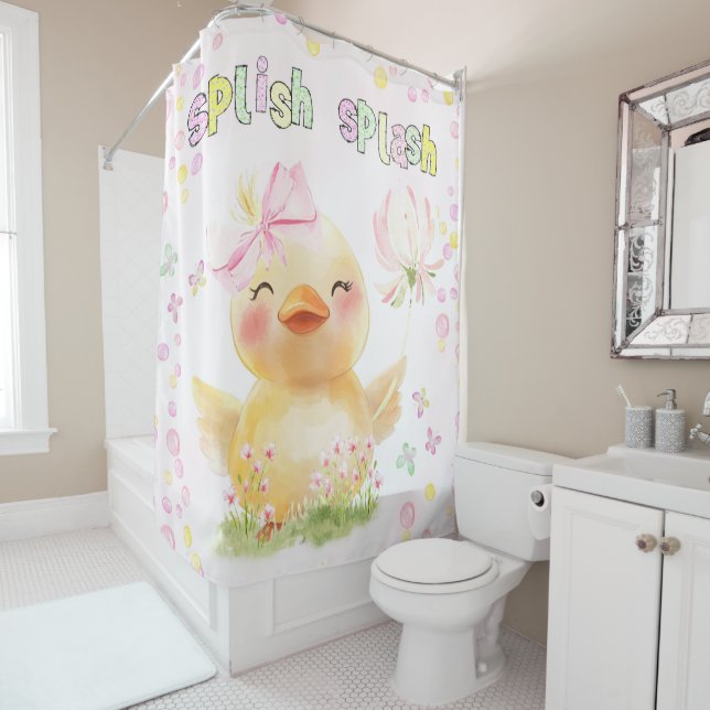 Cute Pink Girl Rubber Duck  (In Situ)