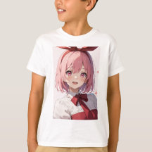Cute Pink-Haired Anime Girl Illustration