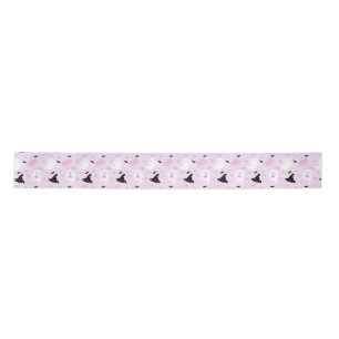Cute Pink Halloween Satin Ribbon