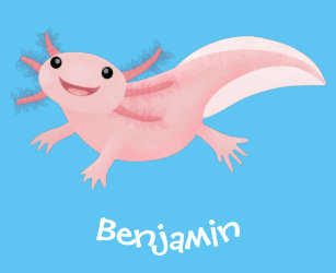Cute Axolotl Baby Kids Zazzle Ca