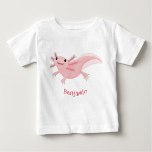 Cute pink happy axolotl baby T-Shirt