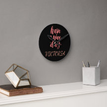 Cute Pink Have a Nice Day Typography Gift