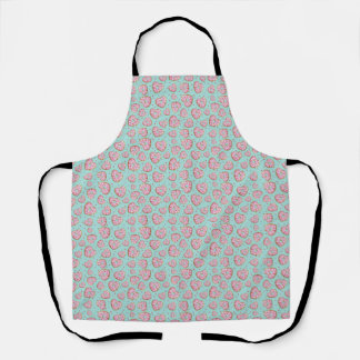Cute Pink Heart Cookies Apron