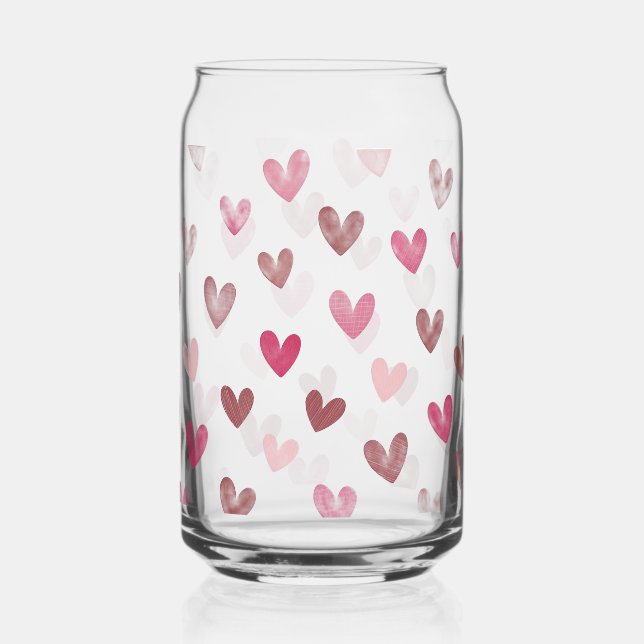 Cute Pink Heart Pattern – Romantic &Stylish Design (Recto)