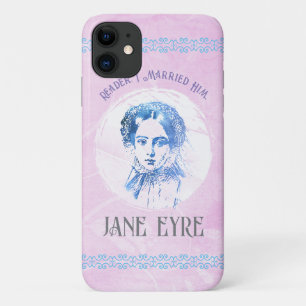 Cute Pink Jane Eyre Portrait Reader I Married Him iPhone 11 Case