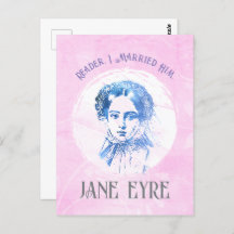 Cute Pink Jane Eyre Portrait Reader I Married Him