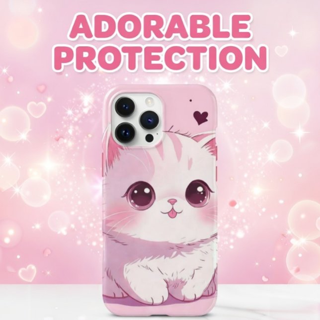 Cute Pink Kawaii Kitten Big Eyes (Creator Uploaded)