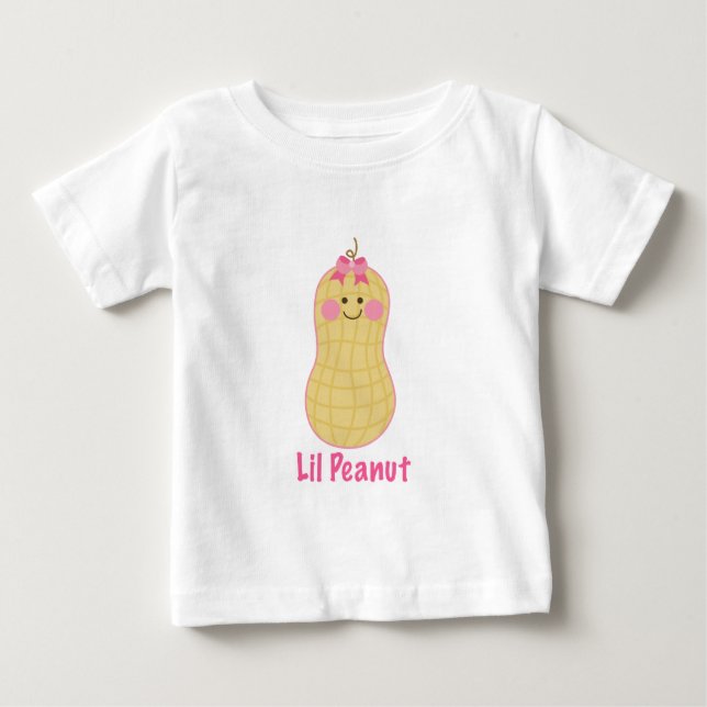 Cute Pink Little Peanut Shirt (Front)