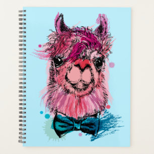 Cute Pink Llama Planner