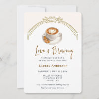 Cute Pink Love is brewing Coffee Bridal Shower 