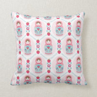 Cute Pink Matryoshka Nesting Doll