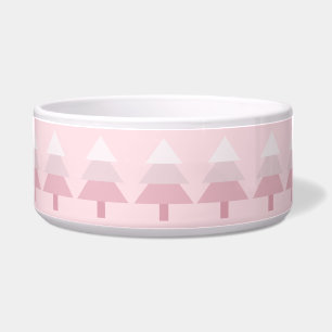 Cute Pink Ombre Christmas Tree Pattern
