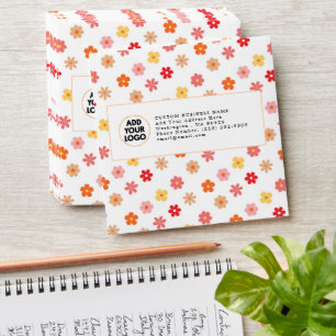Cute Pink & Orange Daisy Pattern Packaging For Sma Envelope