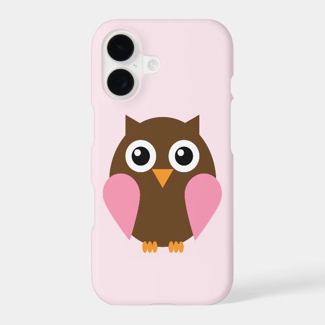 Cute Pink Owl (Back)