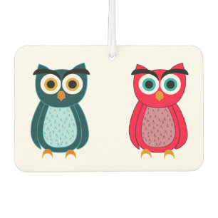 Cute Pink Owl Air Freshener