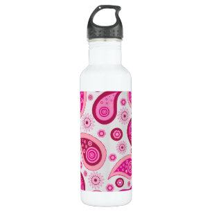 Cute Pink Paisley Pattern 710 Ml Water Bottle