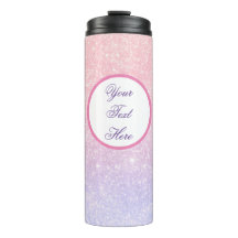 Cute Pink Personalized Name Glitter
