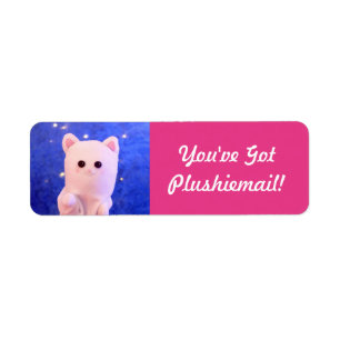 Cute Pink Personalized Photo Mail Modern