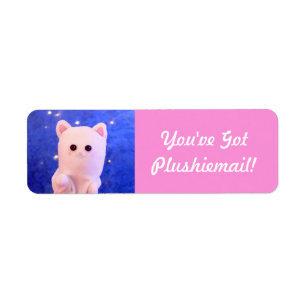 Cute Pink Personalized Photo Modern Mail