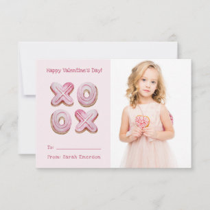 Cute Pink Photo Valentine's Day Card